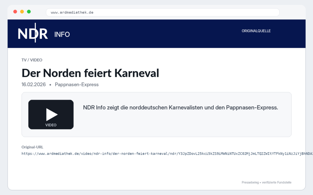 Der Norden feiert Karneval